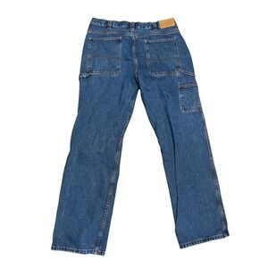 CE Schmidt Workwear Carpenter Jeans Mens 36x34 Blue Denim Utility Pants